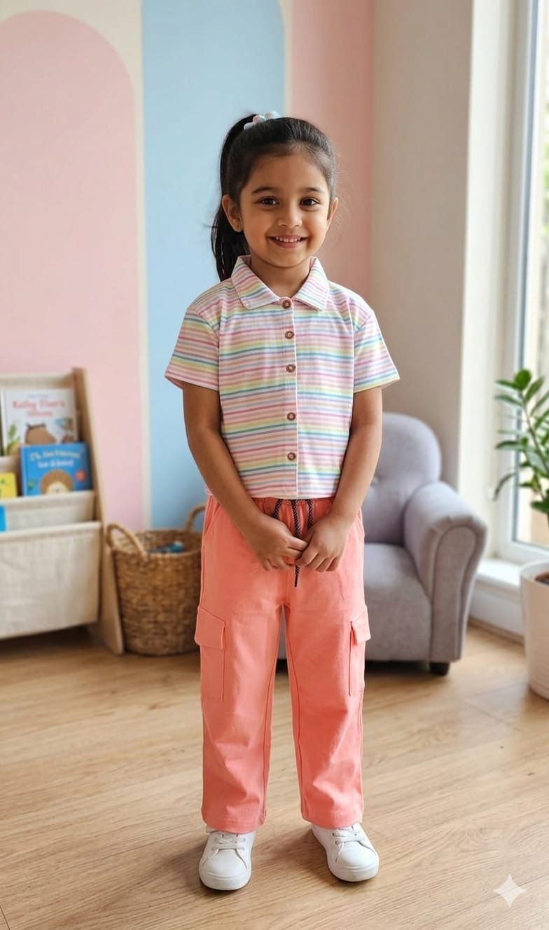 Pastel/Multi Colour Top