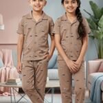 Cocoa Brown with Small Print