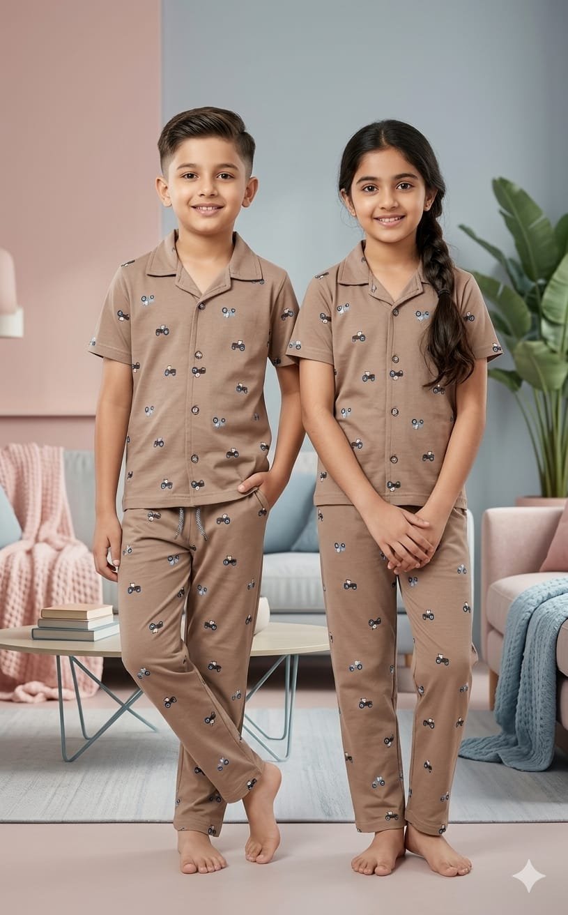 Cocoa Brown with Small Print