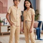 Sand Beige wih Minimal Print