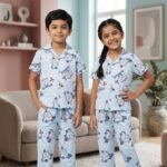 Pastle Blue with Vehicle Print