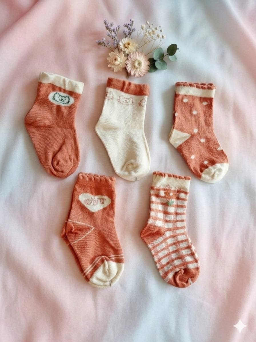 Mild Brown with Sandal Socks