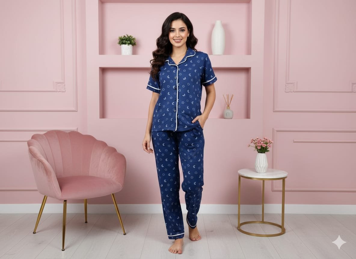 Navyblue Pyjama Set