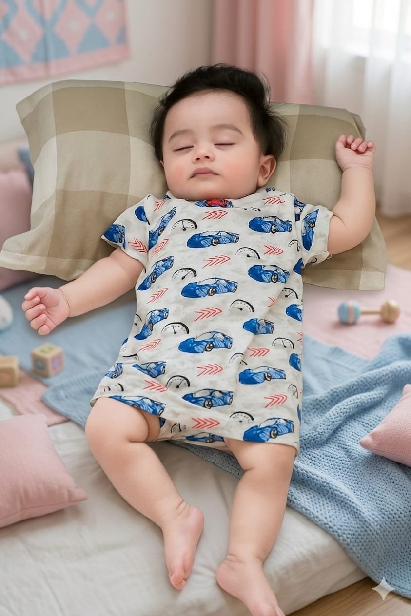 Ivory White & Blue Prints Sets