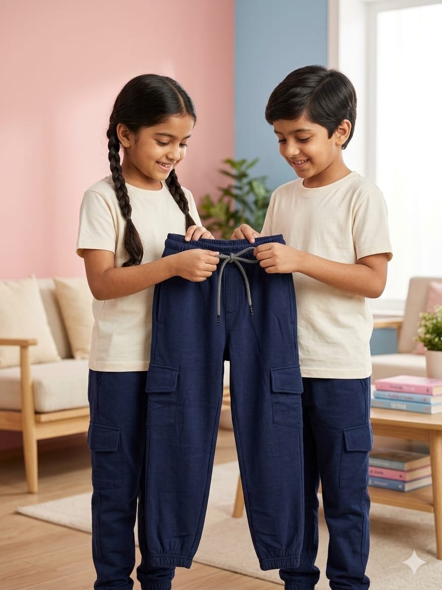 Navy Blue Cargo Pant