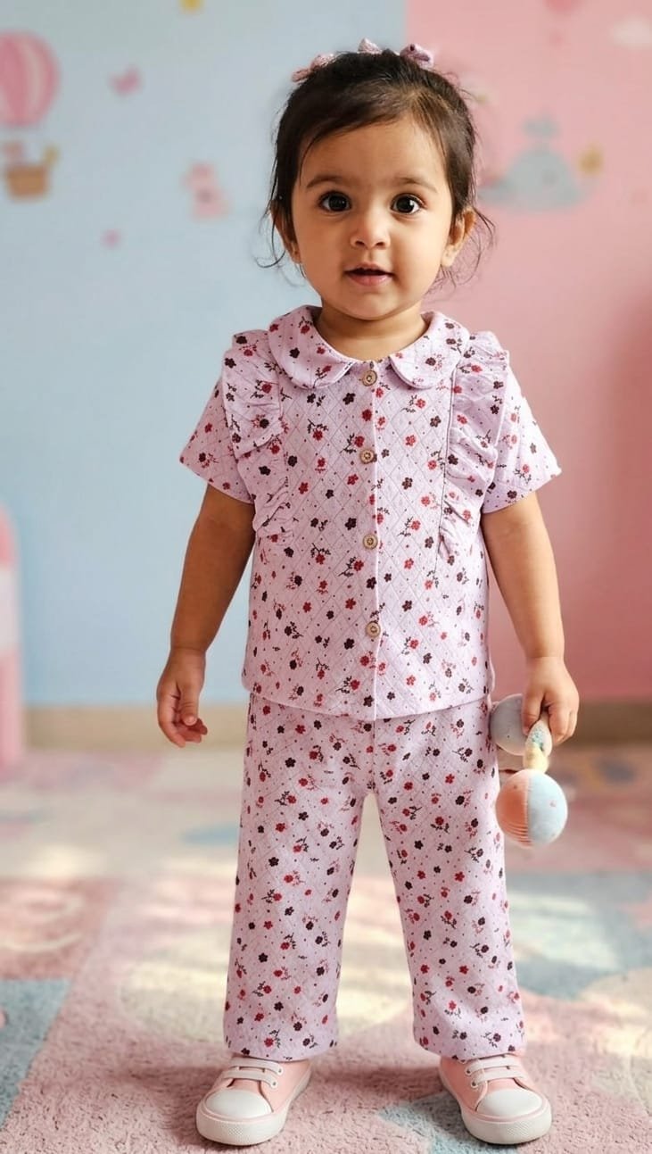 Light Lavender Frills Top