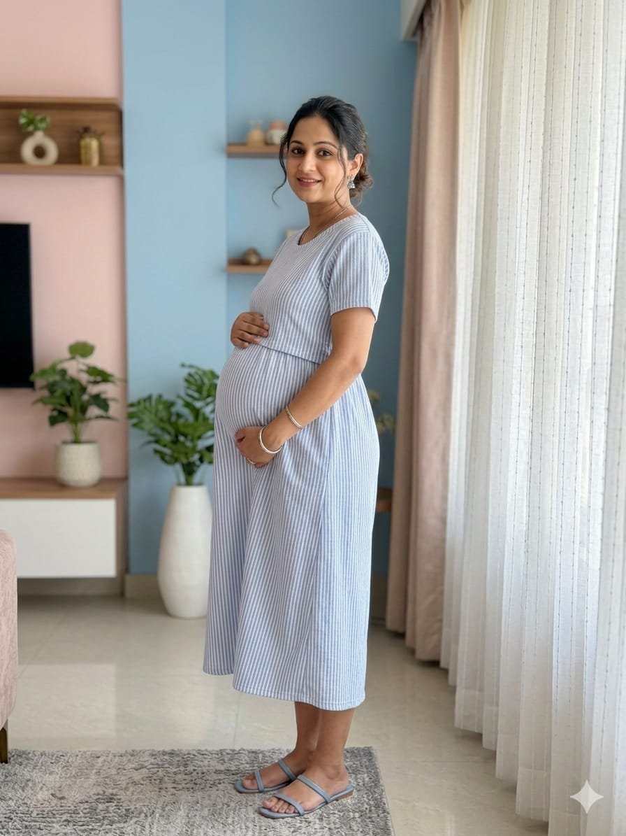 Skyblue Crush Feeding Maxi